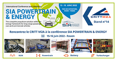 Meet us at the SIA Powertrain & Energy conference